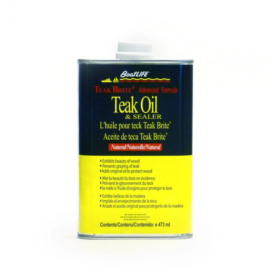 1084 – LIFE INDUST. Boat Teak Sealer, Use To Restore And Protects Teak And Other Woods 16 Ounce Can Single